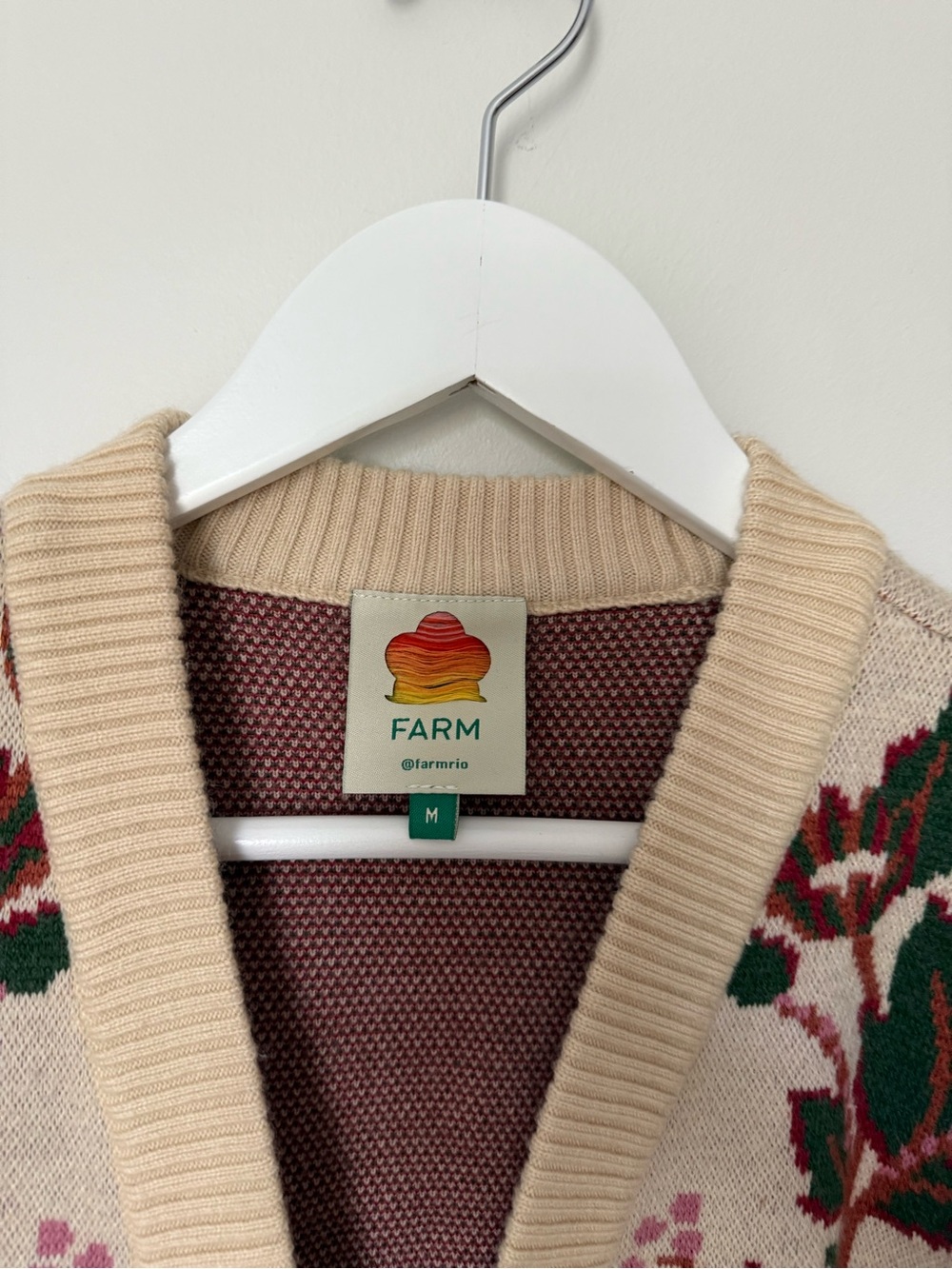 FARM RIO Floral Knit Cardigan - Picture 2 of 4
